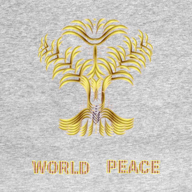 world peace art design. by Dilhani